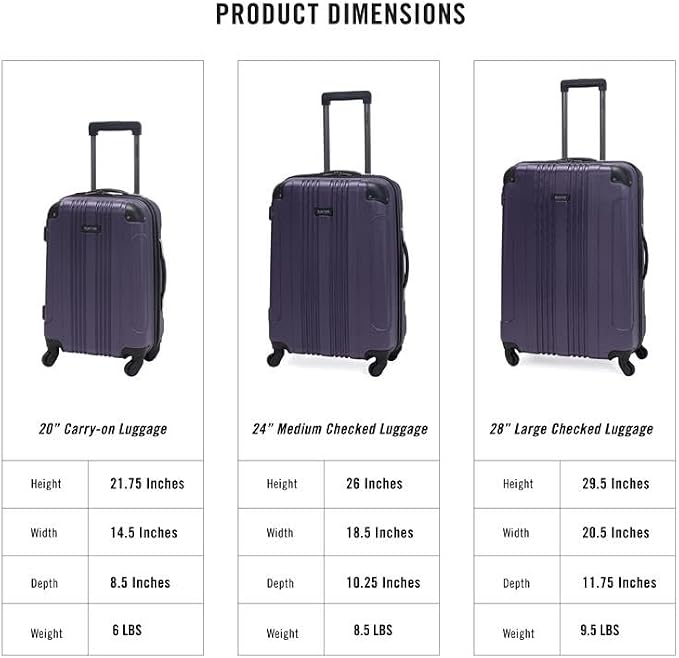 Kenneth Cole REACTION Out of Bounds Lightweight Hardshell 4-Wheel Spinner - Image 6