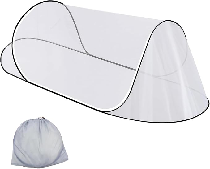 200 * 80 * 56 Large Size Mosquito Net Ultra Light Pop-up Foldable Mosquito Net by Tolerdwum