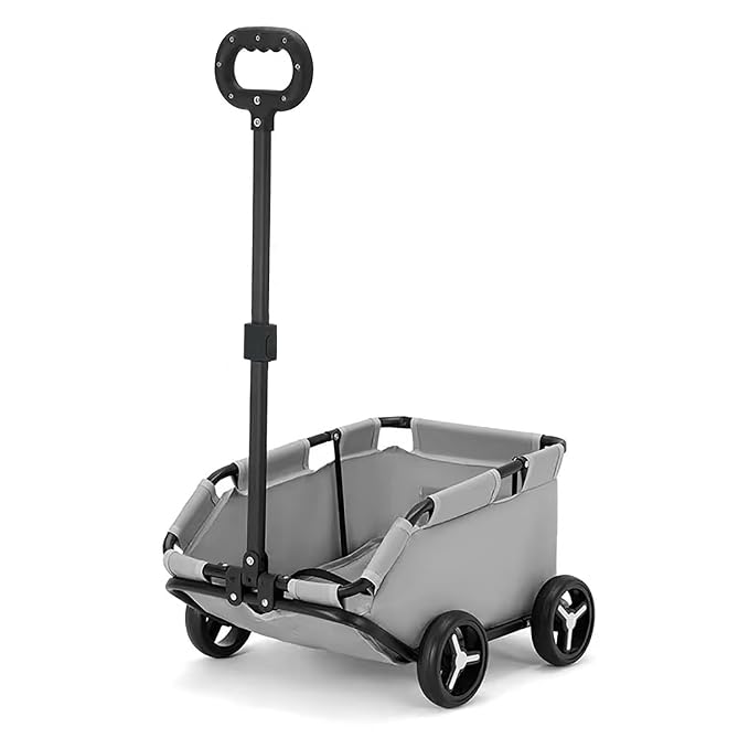 Dog Stroller 4 Wheels Folding Dog Cart Pet Stroller by KERATISNIK