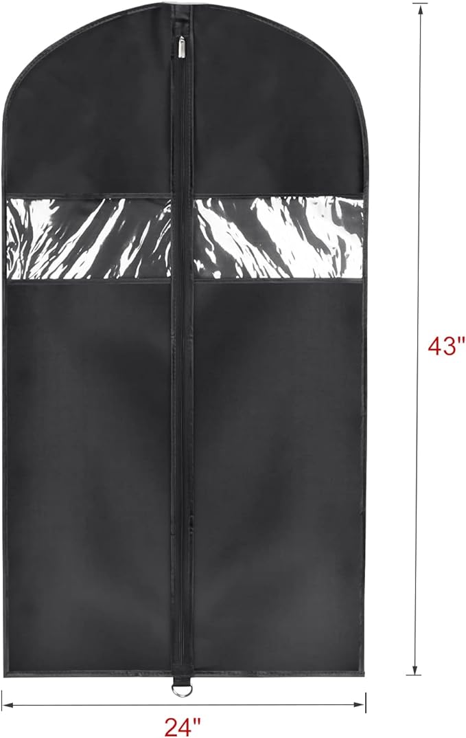 Univivi Garment Bag Suit Bag for Storage and Travel 43 inches, Lightweight - Image 2