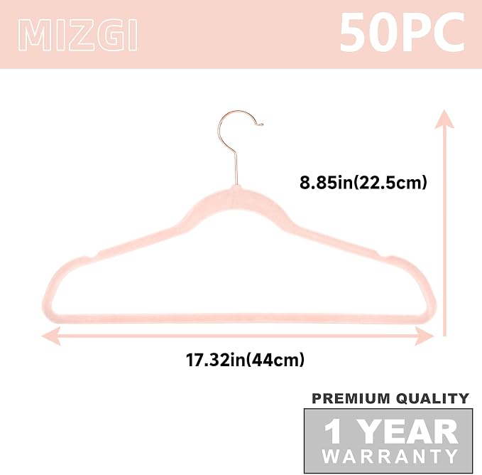 MIZGI Premium Velvet Hangers Heavy Duty - Image 2