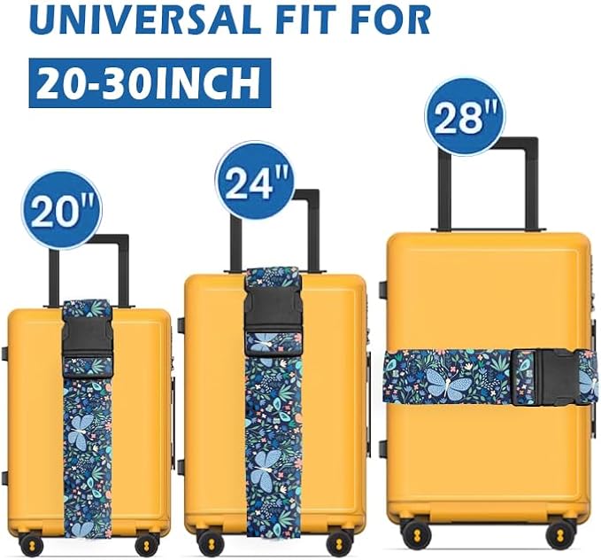 Luggage Straps for Suitcases Travel Belt Accessories, Cute Suitcase Strap - Image 2