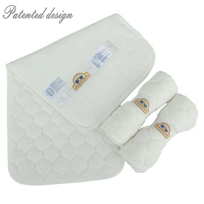 BlueSnail Quilted Thicker Waterproof Changing Pad Liners - Image 5