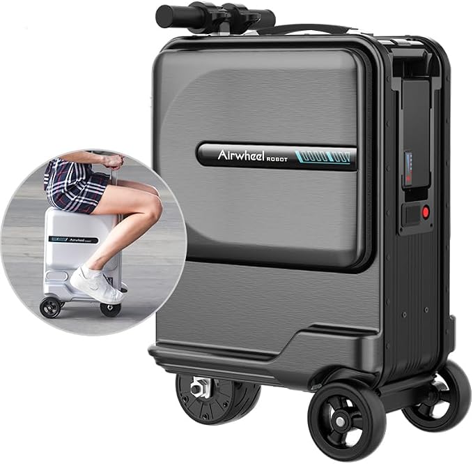 Airwheel 20 Inch Smart Rideable Suitcase Electric Luggage Scooter Carry On - Image 2