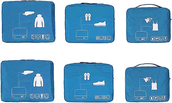 Packing Cubes Set Travel Luggage Organizers Suitcase Lightweight Accessories - Image 3