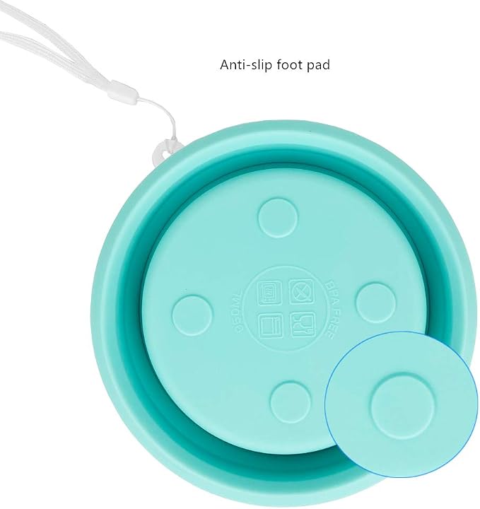 CARTINTS 950ml Collapsible Bowls-Silicone Food Storage Containers-Prep/Storage - Image 4
