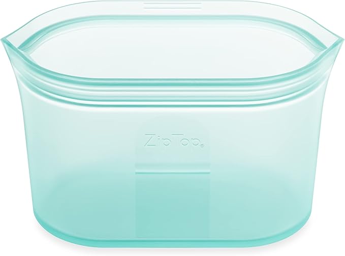 Zip Top Reusable Food Storage Bags | Medium Dish | Silicone Meal Prep Container by ZipTop