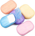 5 Boxes Disposable Soap Paper Sheets, 100 Sheets, Mini Color Soap Paper by Unknown