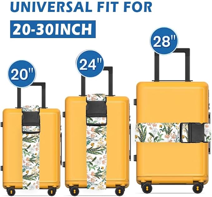 Luggage Straps for Suitcases Travel Belt Accessories, Cute Suitcase Strap - Image 2