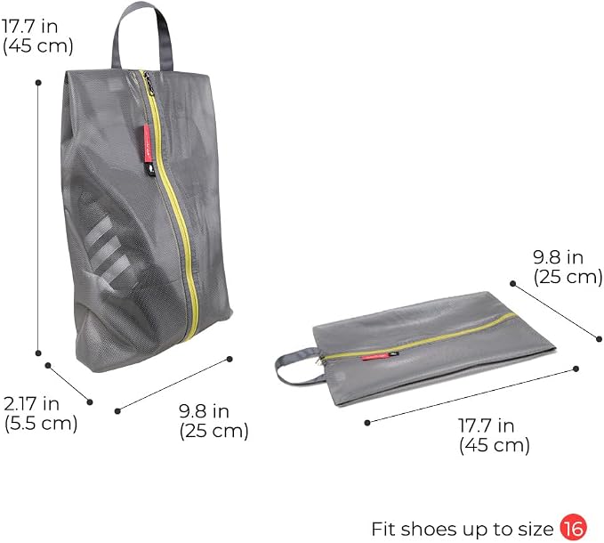 pack all Plus-Sized Shoe Bag for Travel, Water-Resistant Shoe Pouch for Gym - Image 4