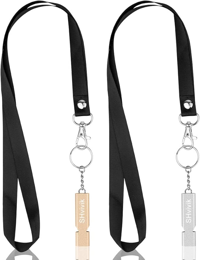 Emergency Whistle, High Pitch Double Tubes - Image 7