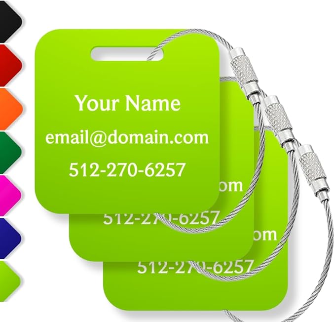 Custom Luggage Tags by Legit3D