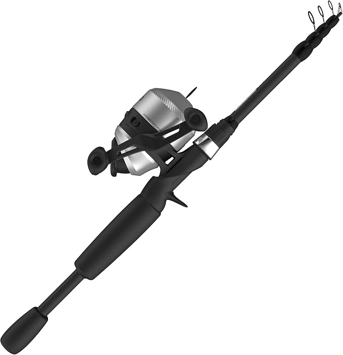 Zebco 33 Spinning Reel and Telescopic Fishing Rod Combo by Zebco