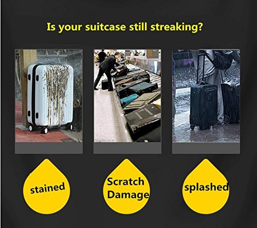 JenKin Luggage Protector Suitcase Cover PVC Waterproof Travel Suitcase Fits - Image 3