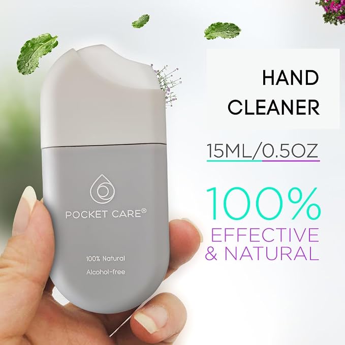 POCKET CARE | 3 Pack Organic Moisturizing Hydratating Eliotrope Hand sanitizer - Image 4