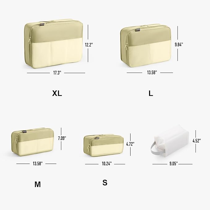 5 Set Compression Packing Cubes - Image 2