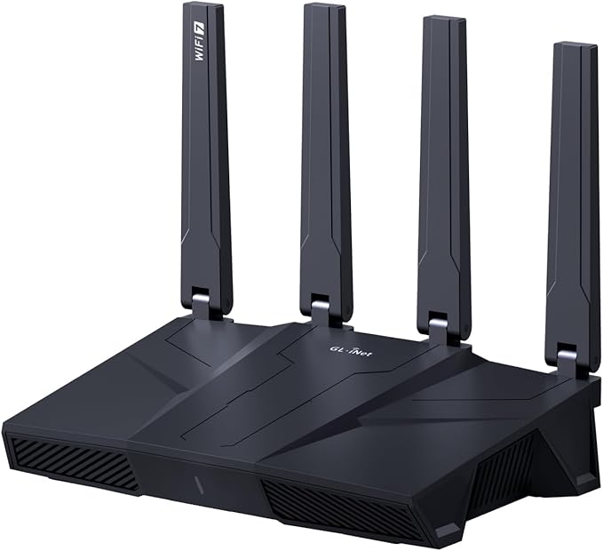 GL.iNet GL-BE9300 Tri-Band WiFi 7 Router, High-Speed 6GHz Gaming WiFi Router by GLiNet