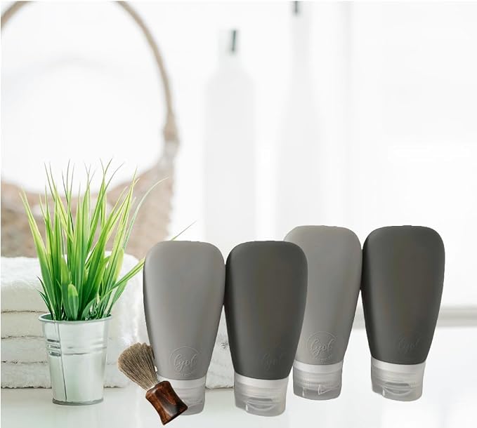 Travel Bottles for Toiletries, TSA Approved 3oz Leak Proof Silicone Soft - Image 2