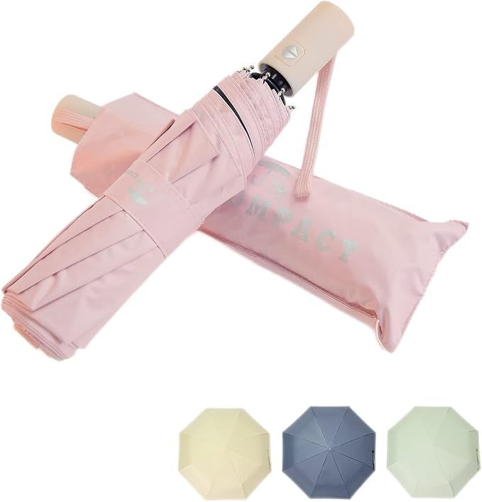 SY COMPACT Umbrella Automatic Travel Waterproof Light Folding Umbrellas Easy by SYCOMPACT