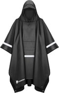 PTEROMY Hooded Rain Poncho for Adult by PTEROMY