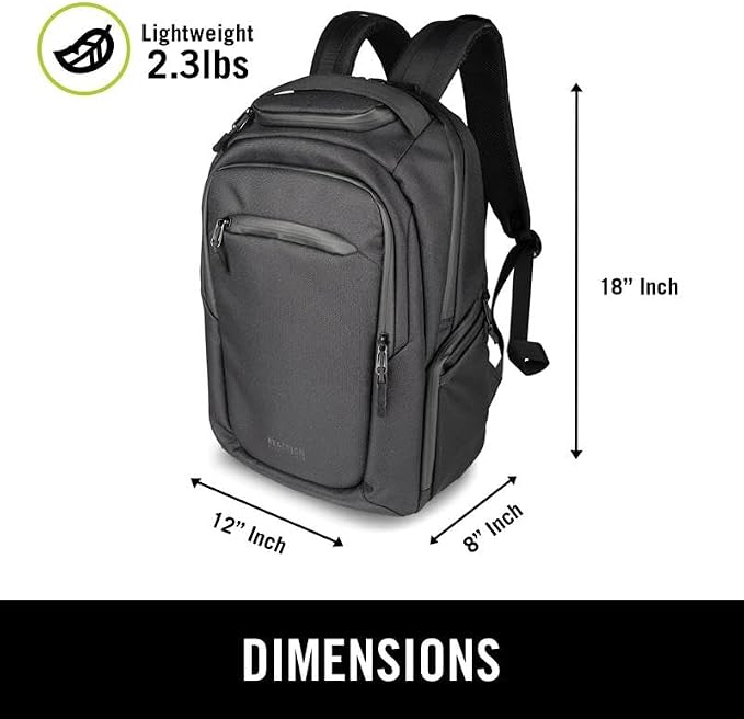 Kenneth Cole REACTION Abrasion-Resistant Parker Laptop Backpack - Image 5