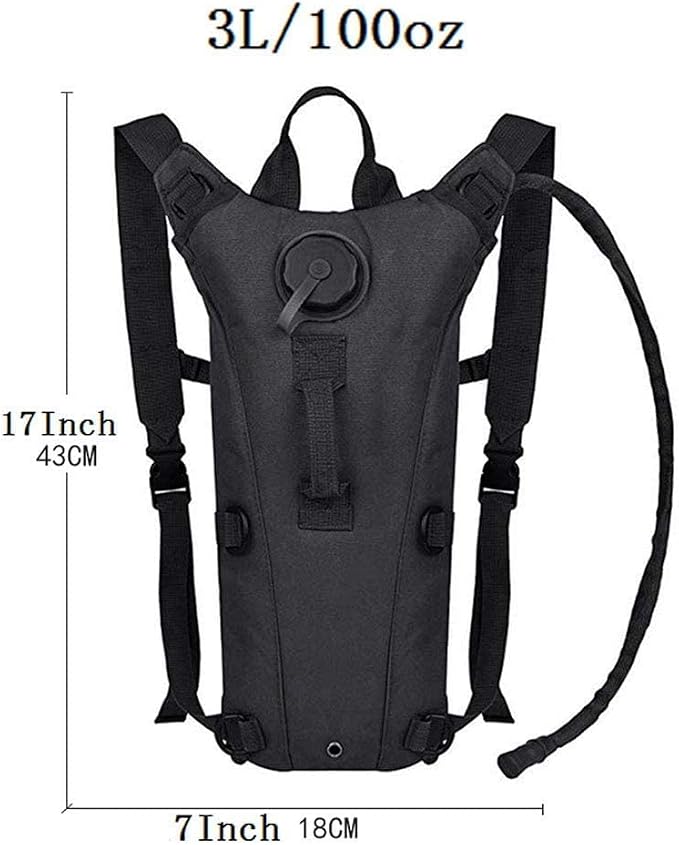 ATBP Tactical Water Hydration Pack Military 3L Water Bladder Carrier Backpack - Image 2