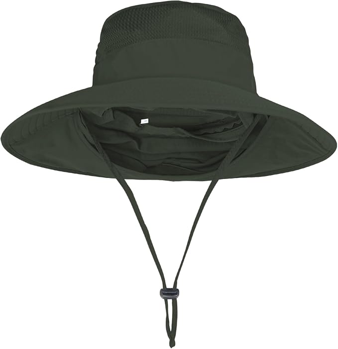 Sun Hats for Men Women Fishing Hat UPF 50+ Breathable Wide Brim Bucket Hats - Image 3