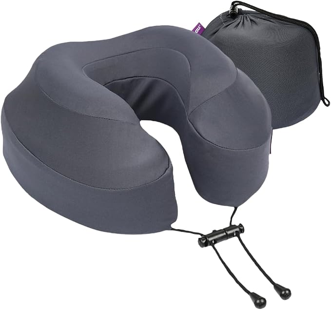 Cabeau Air Travel Pillow for Long Flights – Evolution Plus – U Shaped Memory by Cabeau