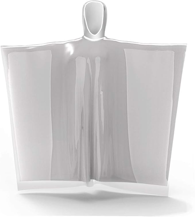 Rain Ponchos, with Drawstring Hood （10 Pack） Emergency Disposable Rain Ponchos - Image 3