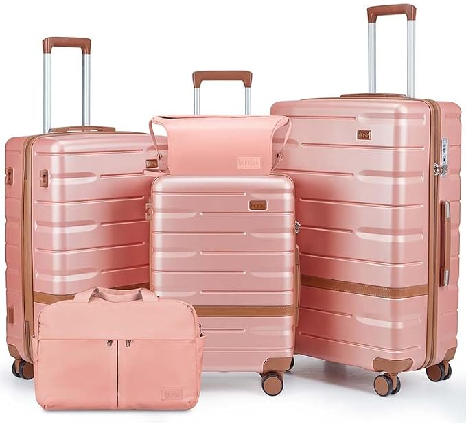 Luggage Sets 3 Piece with TSA Lock Hardside PC+ABS Carry On Suitcase with YKK by Unknown