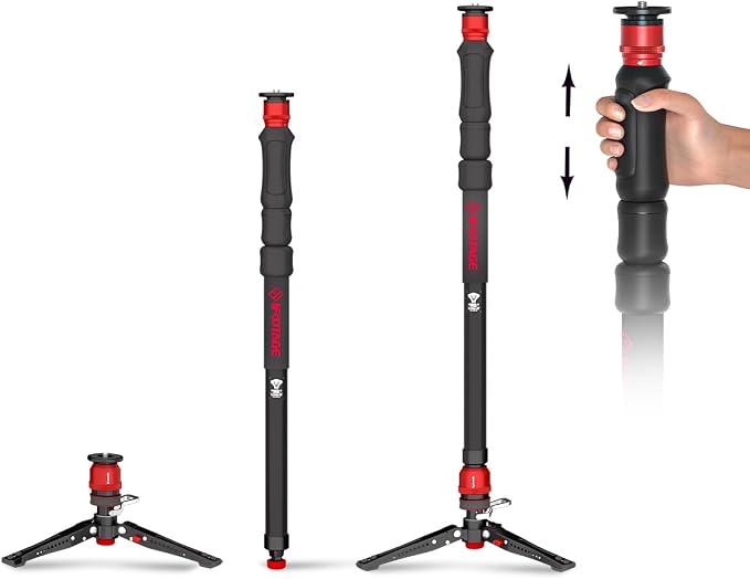 IFOOTAGE 59” Monopod with Feet, Cobra 3 Strike A150S, Professional Travel by IFOOTAGE