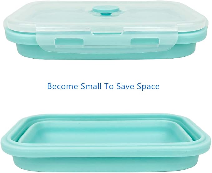 CARTINTS Silicone Collapsible Food Storage Containers-Prep/Storage Bowls - Image 5