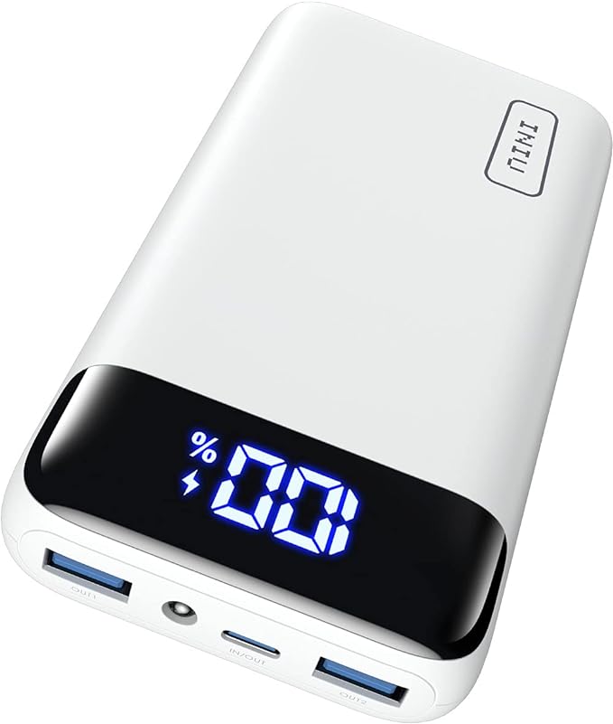 INIU Portable Charger, 22.5W PD3.0 QC4.0 Fast Charging LED Display 20000mAh by INIU