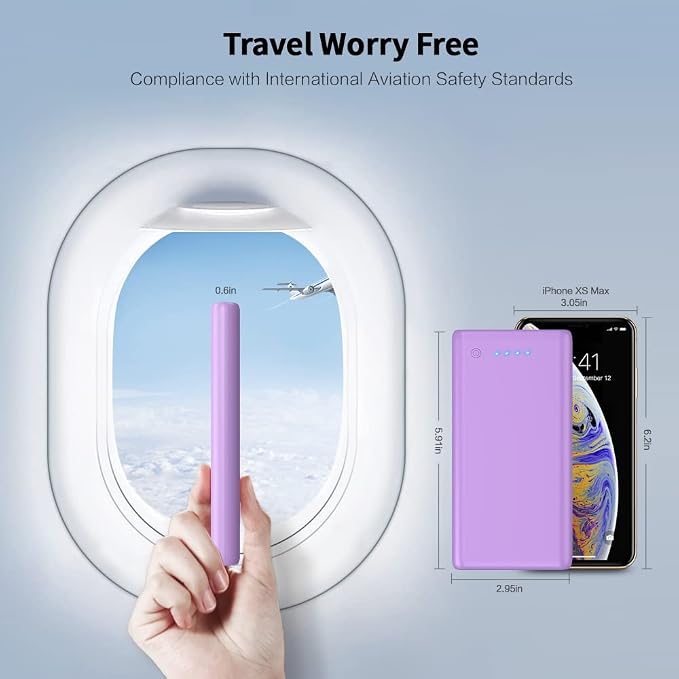 Portable Charger Power Bank 25800mAh Huge Capacity External Battery Pack Dual - Image 6