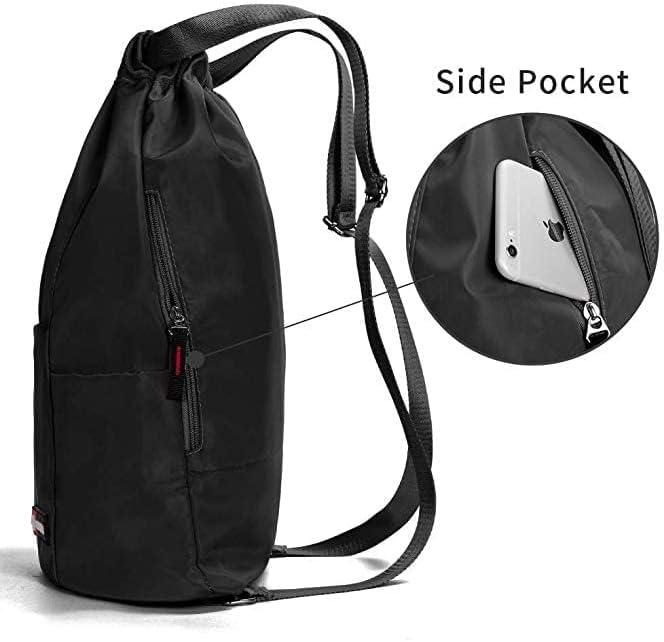 ZOORON Waterproof Drawstring Gym Backpack Bag - Image 4
