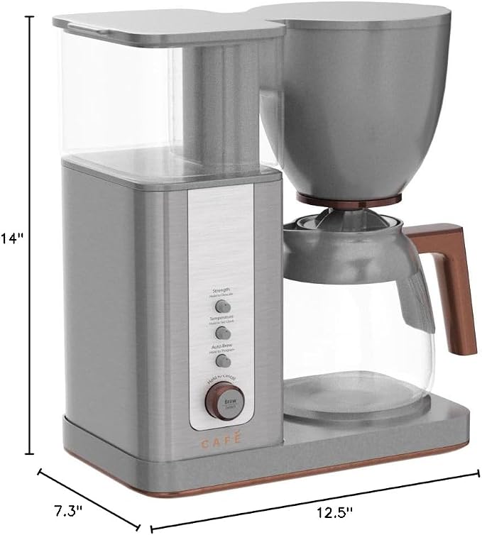 Café Specialty Drip Coffee Maker | 10-Cup Glass Carafe | WiFi Enabled - Image 11