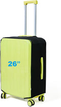 Clear Luggage Cover Protectors For Suitcases, Elastic Transparent waterproof by FABULWAY