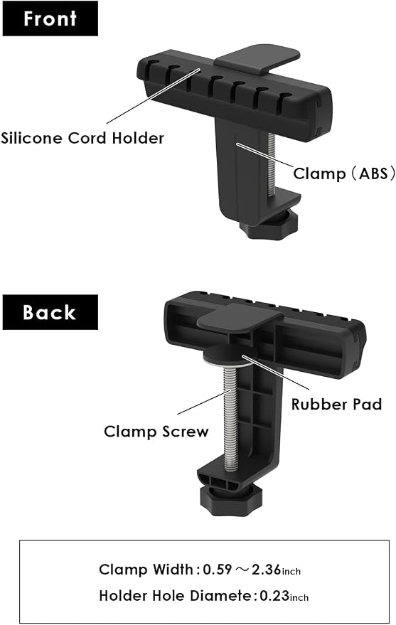 ROUNDS Clamp cCble Holder Cord Organizer Cable Clips Stable Fixation That Will - Image 7