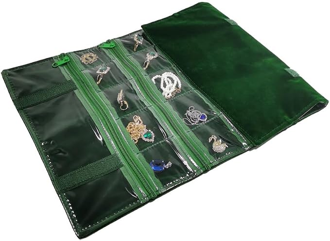 Travel Jewelry Roll Bag Portable Organizer Pouch - Image 2