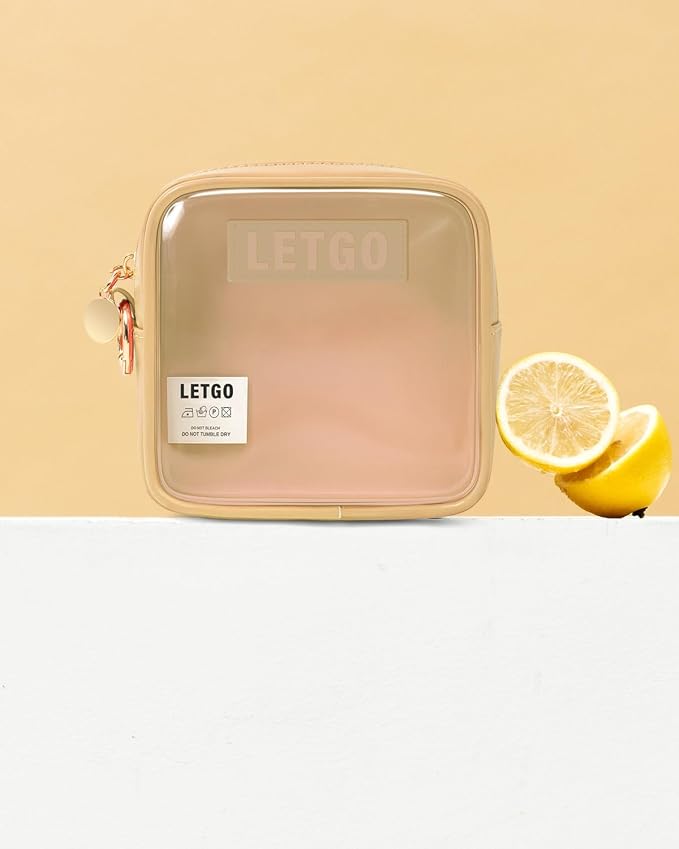 LETGO Clear Makeup Bags Small-Mini Comestic Bag, Cute Cosmetic Pouch - Image 6