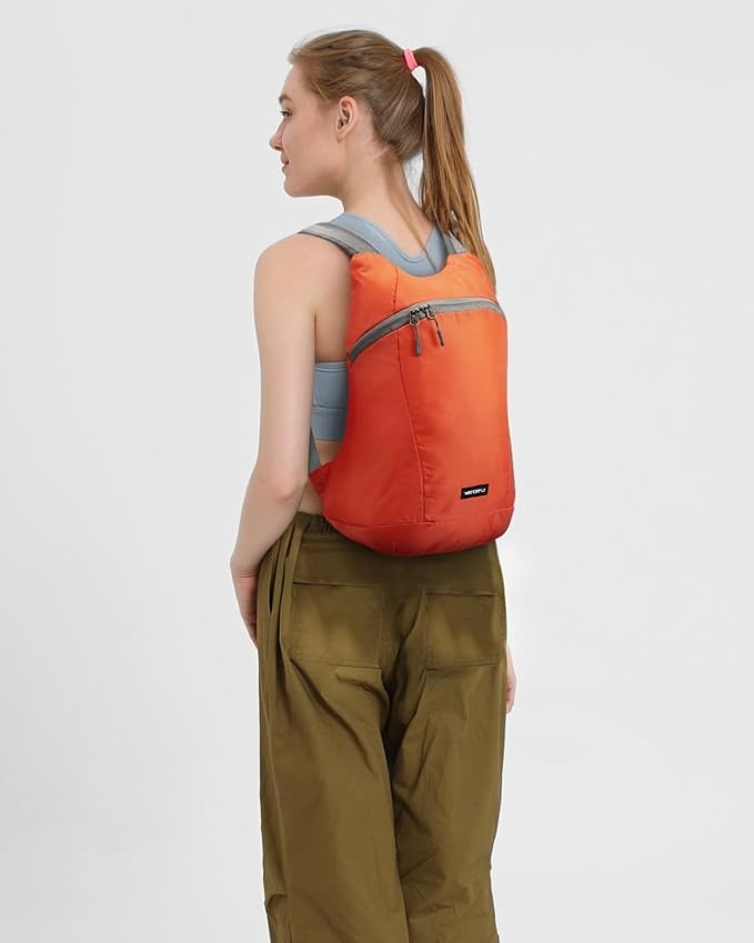 WATERFLY Foldable Lightweight Hiking Backpack: 15L Packable Traveling Daypack - Image 6