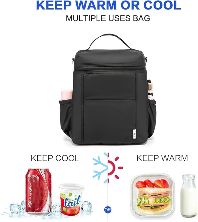 NOL Natural Organic Lifestyle Insulated Lunch Bags - Image 2