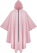 PTEROMY Hooded Rain Poncho for Adult by PTEROMY