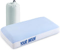 YOUR MOON Memory Foam Travel Pillow, Pure Cotton Cover, Compressible Camping by YOURMOON