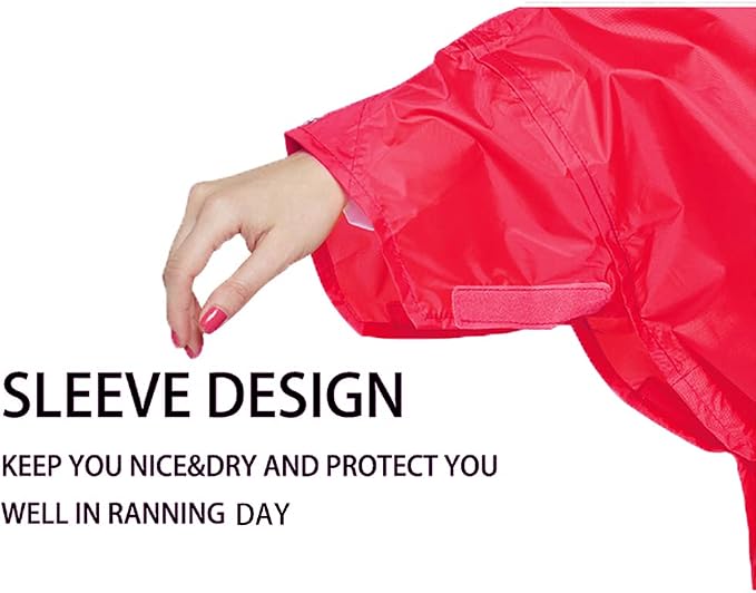 longsinger Rain Poncho for Adult, Waterproof Rain Poncho - Image 5