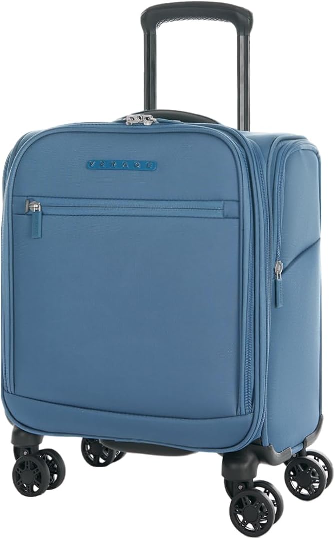 Verage Under Seat Luggage with Wheels, Softside Small Suitcase Spinner Carry On by VERAGE