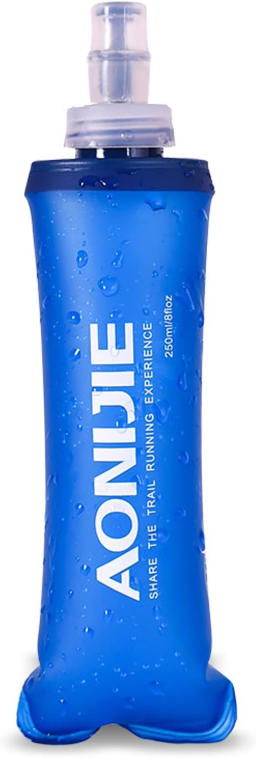 TRIWONDER TPU Soft Folding Water Bottles BPA-Free Collapsible Flask by TRIWONDER