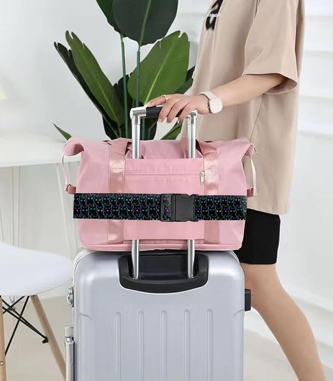 Luggage Straps for Suitcases Travel Belt Accessories, Cute Suitcase Strap - Image 4