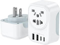 World to US Canada Travel Plug Adapter, Europe/China/Japan/Australia/UK to USA by DIWILI