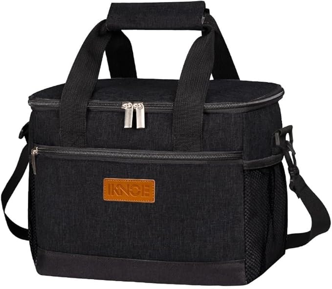 iknoe Insulated Lunch Bag, Foldable 8.5L Cooler Bag by Iknoe